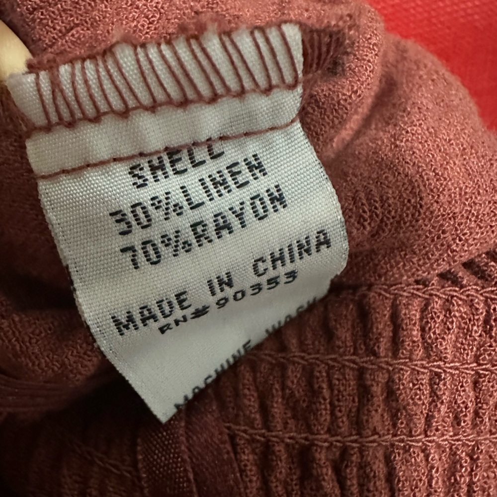 Terracotta Linen Mini Romper - Picture 12 of 12